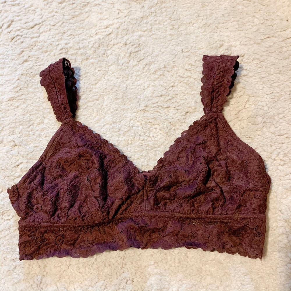 Aerie plum bralette